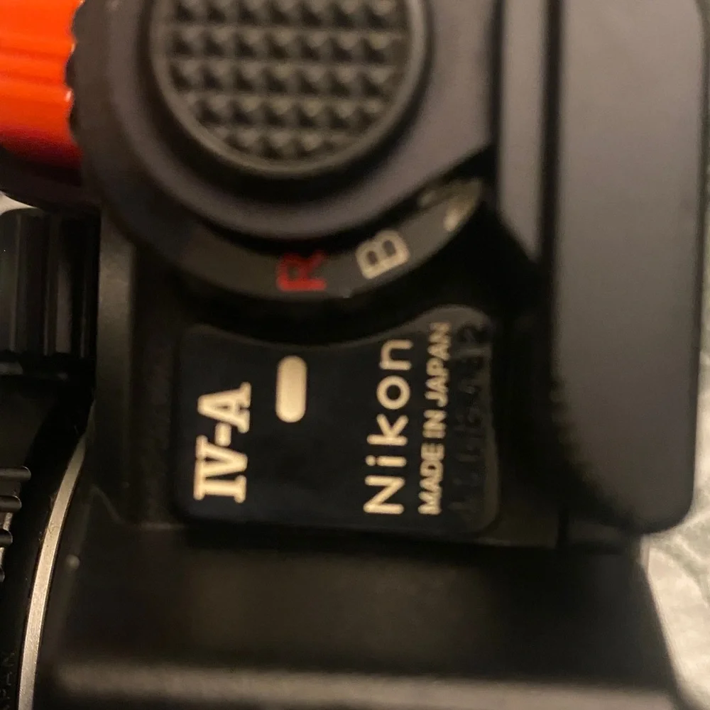 Nikon Black and Red Underwater Camera